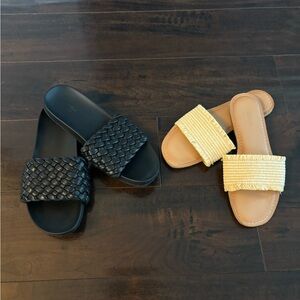 2 pairs women sandals